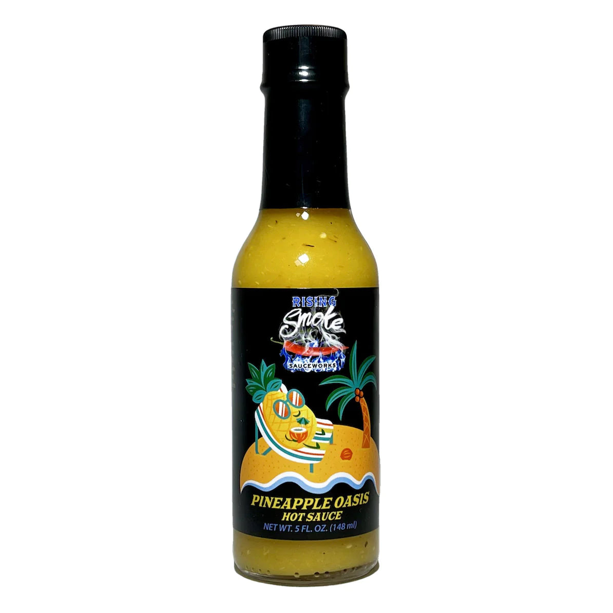 Rising Smoke Pineapple Oasis hot sauce Chef Joe's BBQ LLC